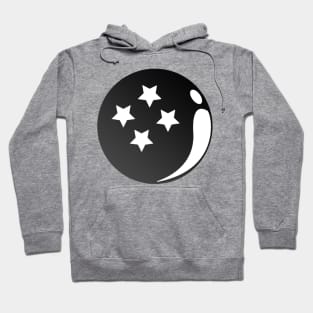 Monochrome 4 Star Ball Hoodie